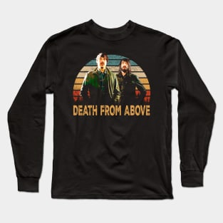 Rhythmic Skies Death Above Band-Inspired Fashion Soars to New Heights Long Sleeve T-Shirt